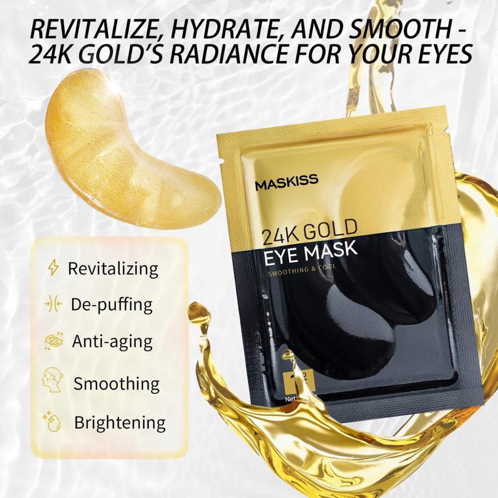 Maskiss 24K Gold Eye Mask